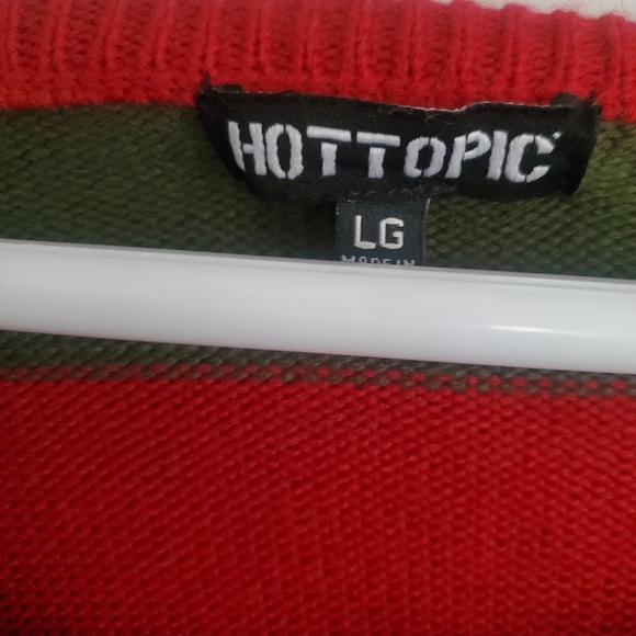 Hot Topic A Nightmare On Elm Street Freddy Krueger Distressed Dress, Large - Picture 7 of 8